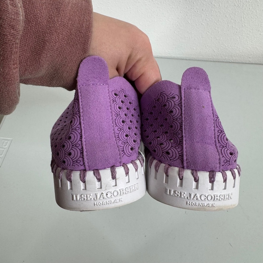 Isle Jacobsen Purple Tulip Shoes Size 38 - Picture 4 of 6